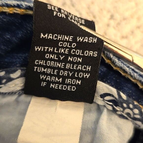 Rue21 Blue Skinny Jeans with Faded Wash - Picture 4 of 7